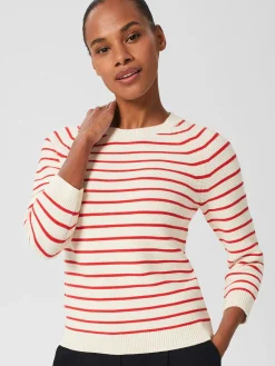 Womem Hobbs Jumpers & Cardigans|Abigail Cotton Stripe Jumper