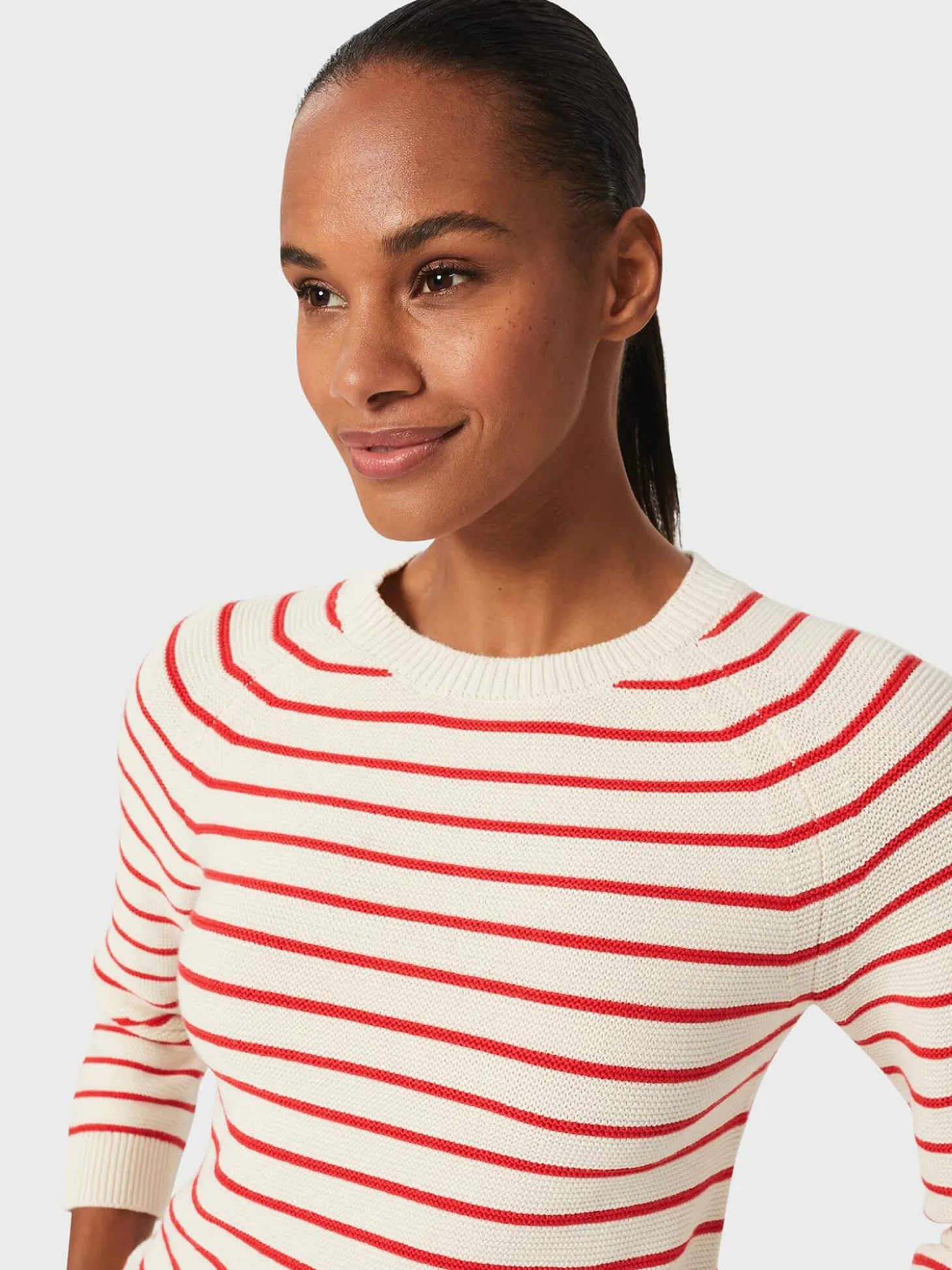 Womem Hobbs Jumpers & Cardigans|Abigail Cotton Stripe Jumper
