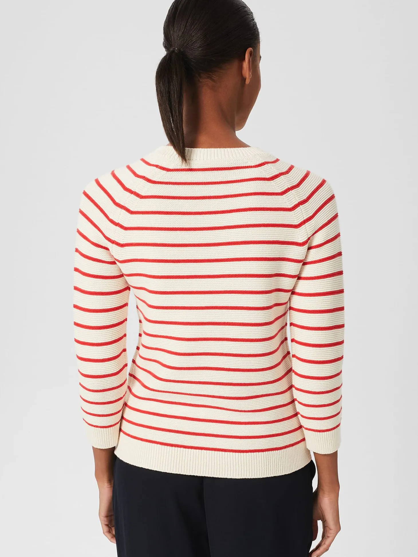 Womem Hobbs Jumpers & Cardigans|Abigail Cotton Stripe Jumper