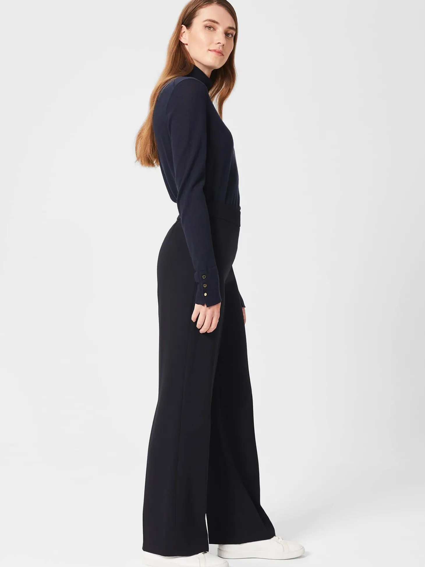 Womem Hobbs Workwear|Abigail Wide Trousers
