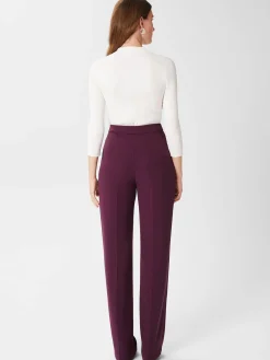 Womem Hobbs Workwear|Adelia Straight Trousers