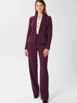 Womem Hobbs Workwear|Adelia Straight Trousers