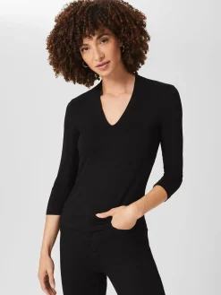 Womem Hobbs Workwear|Aimee Double Fronted Top
