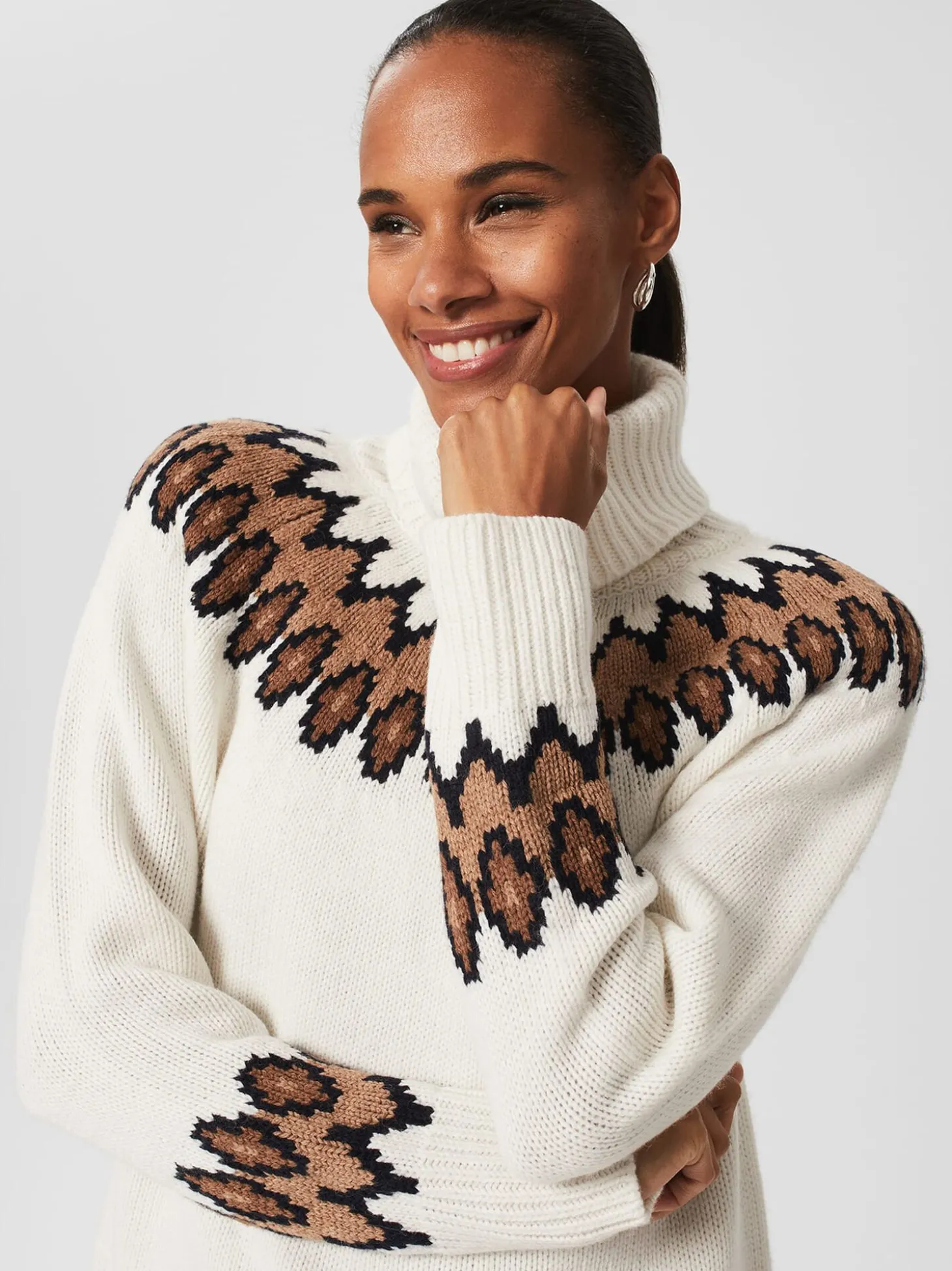 Womem Hobbs Jumpers & Cardigans|Aleena Fairisle Jumper With Alpaca