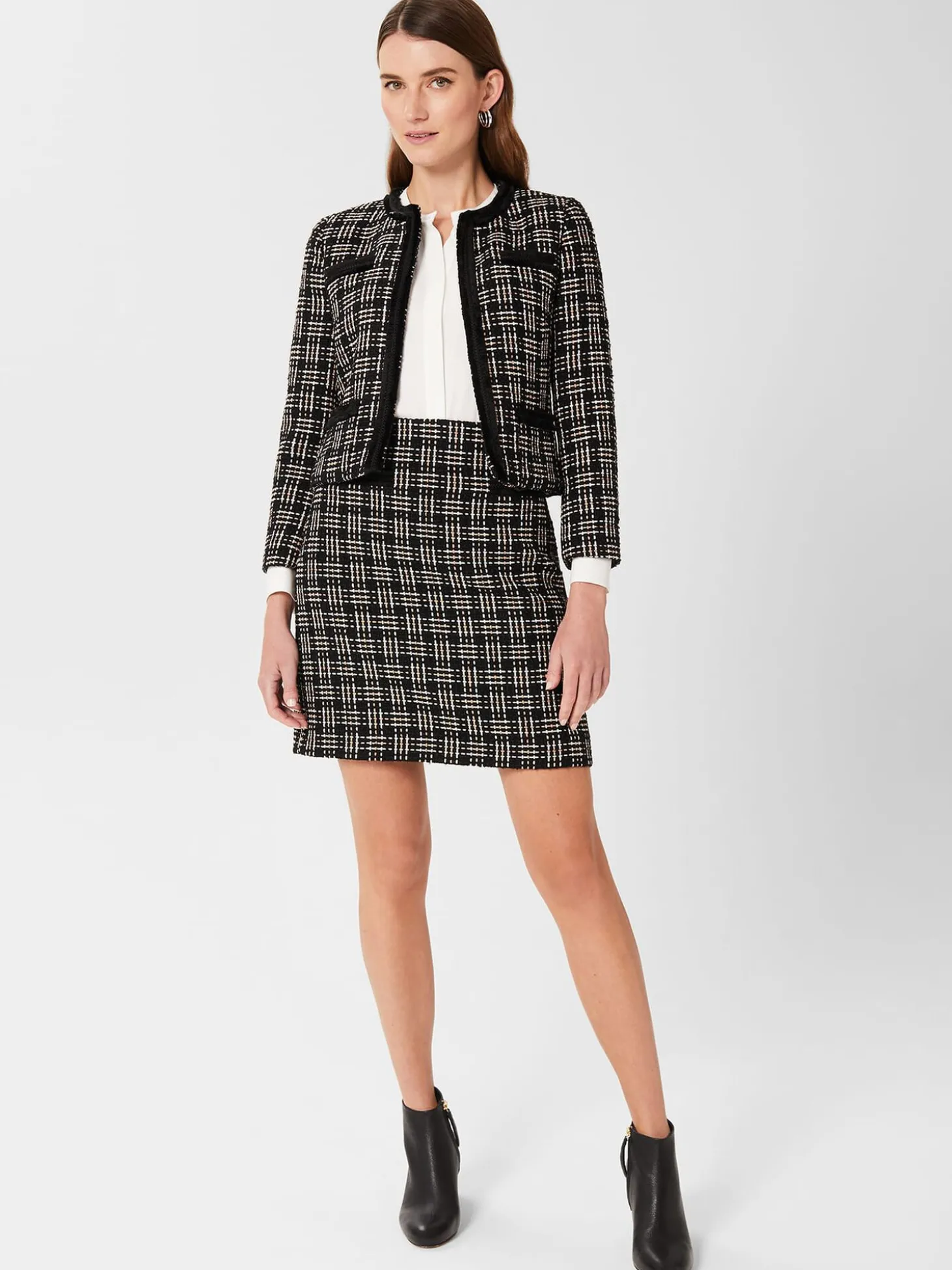 Womem Hobbs Workwear|Alexis Tweed Jacket