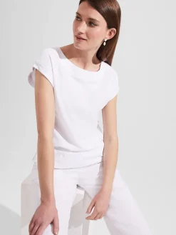 Womem Hobbs Tops|Alycia Cotton T-Shirt