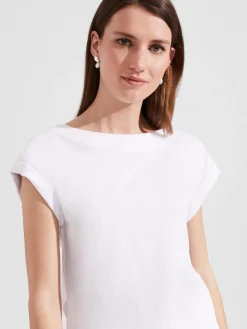 Womem Hobbs Tops|Alycia Cotton T-Shirt