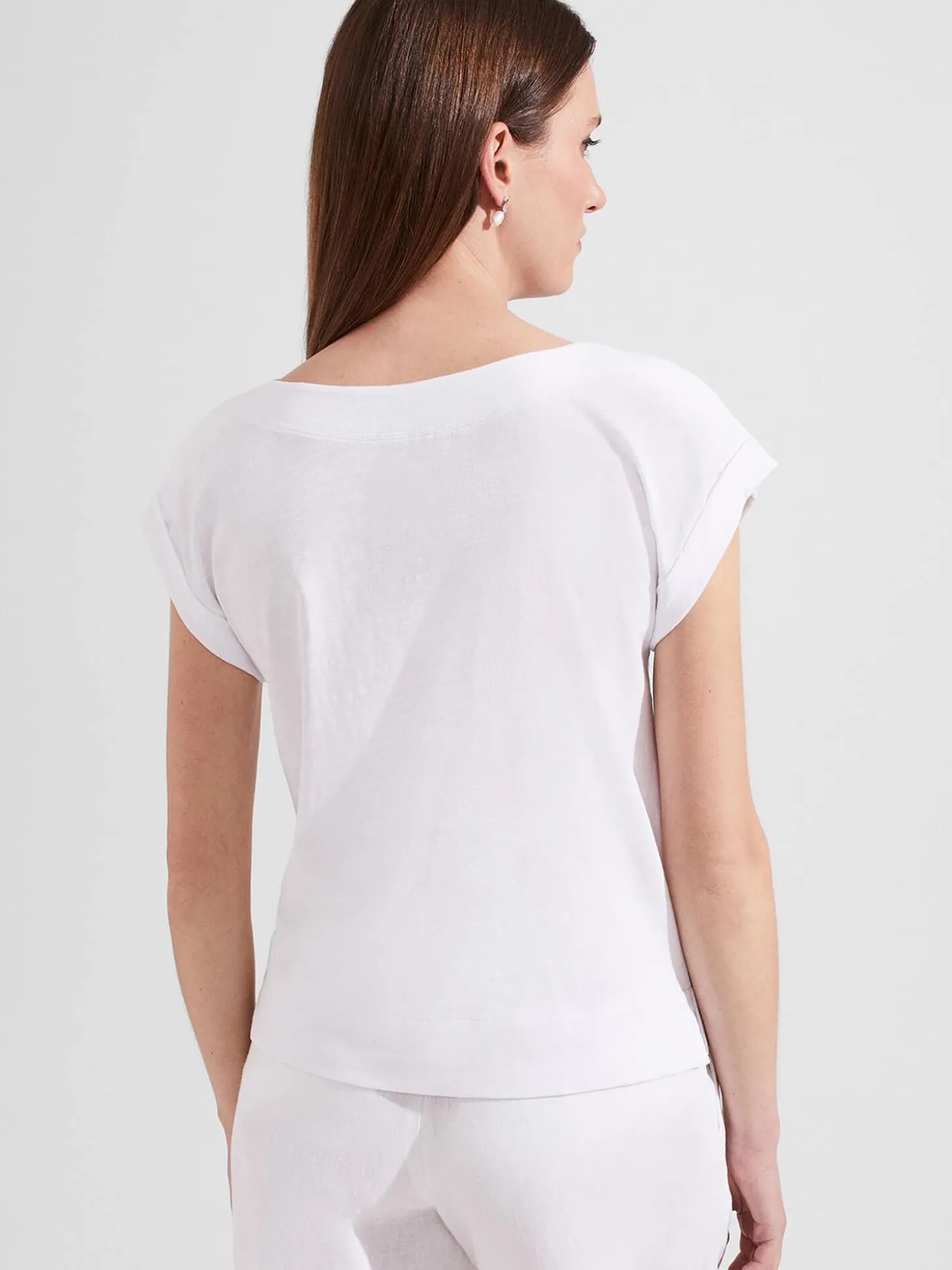 Womem Hobbs Tops|Alycia Cotton T-Shirt