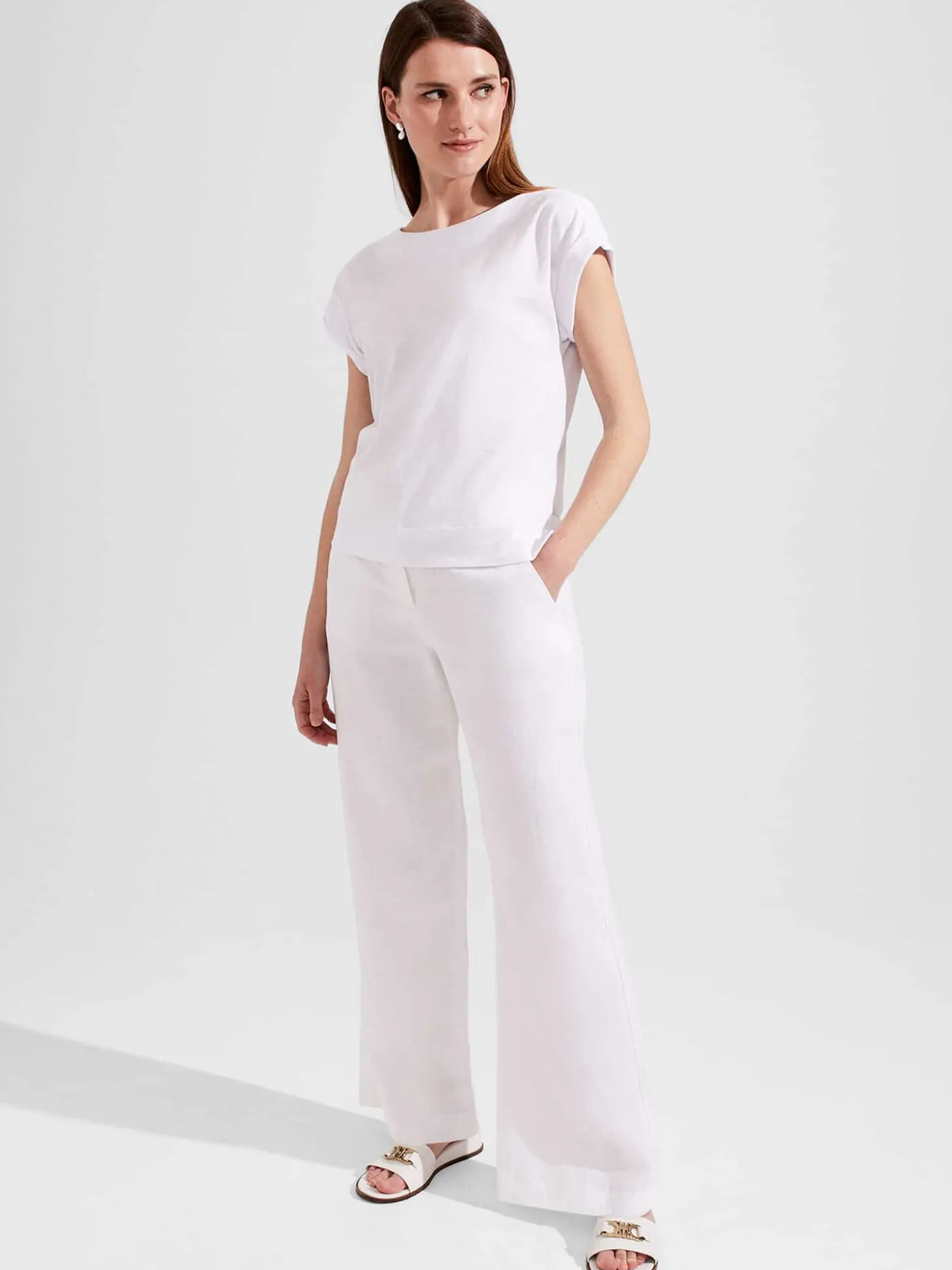 Womem Hobbs Tops|Alycia Cotton T-Shirt