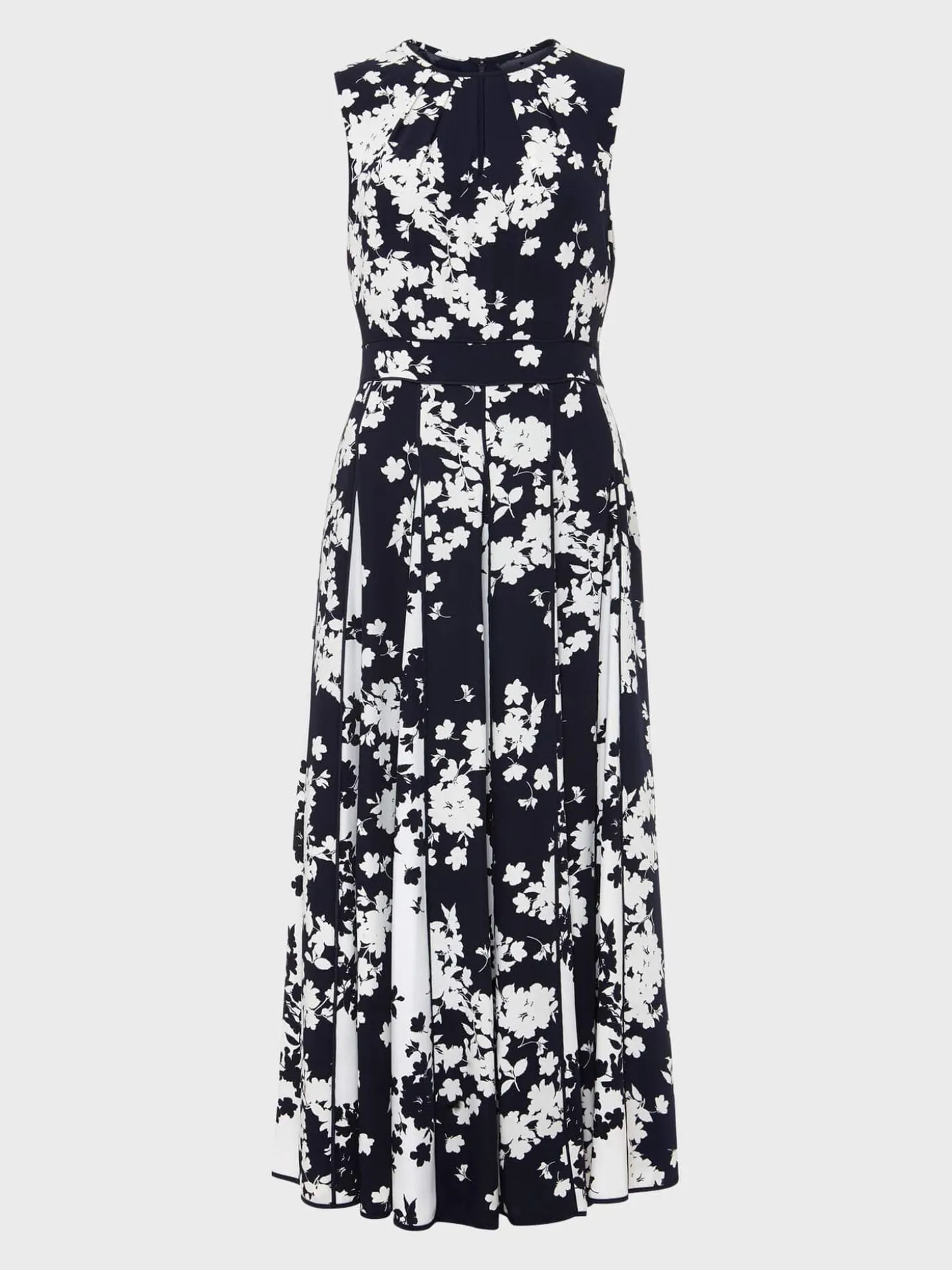 Womem Hobbs Dresses|Angelica Floral Pleated Dress