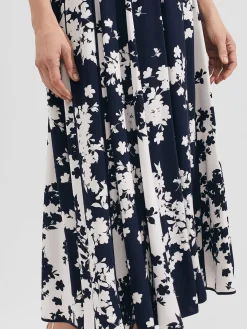 Womem Hobbs Dresses|Angelica Floral Pleated Dress