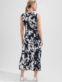 Womem Hobbs Dresses|Angelica Floral Pleated Dress