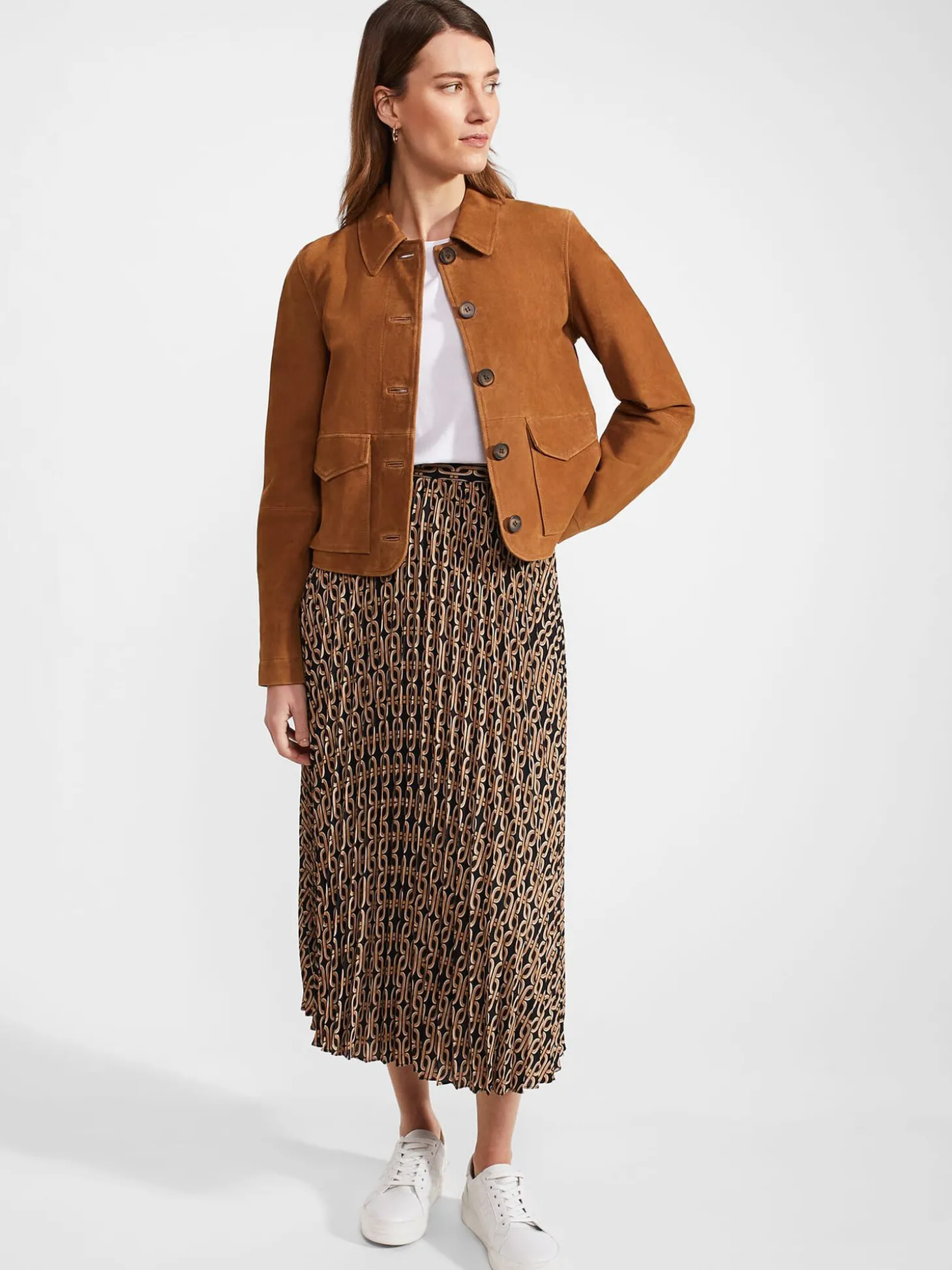 Womem Hobbs Coats & Jackets|Ashlee Suede Jacket