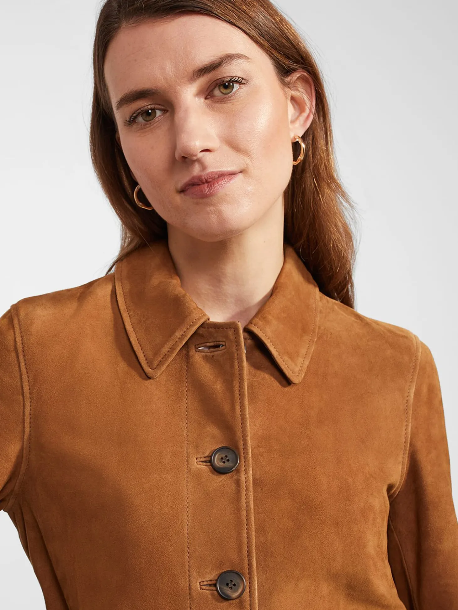 Womem Hobbs Coats & Jackets|Ashlee Suede Jacket
