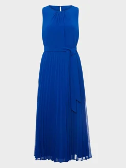Womem Hobbs Dresses|Blythe Pleated Midi Dress