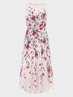 Womem Hobbs Dresses|Carly Floral Midi Dress