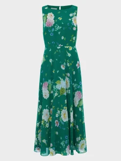 Womem Hobbs Dresses|Carly Floral Midi Dress
