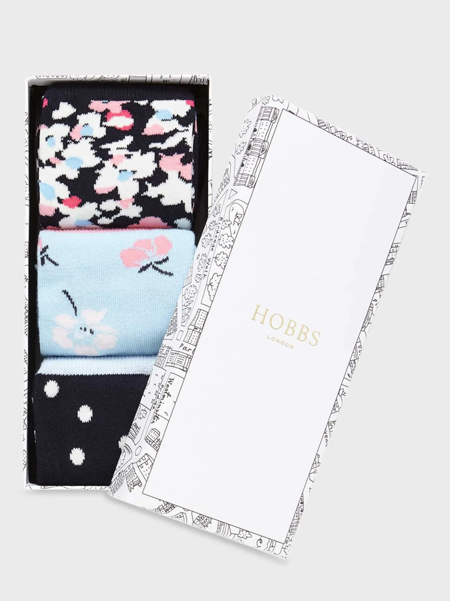 Womem Hobbs Socks & Tights|Floral Sock Set