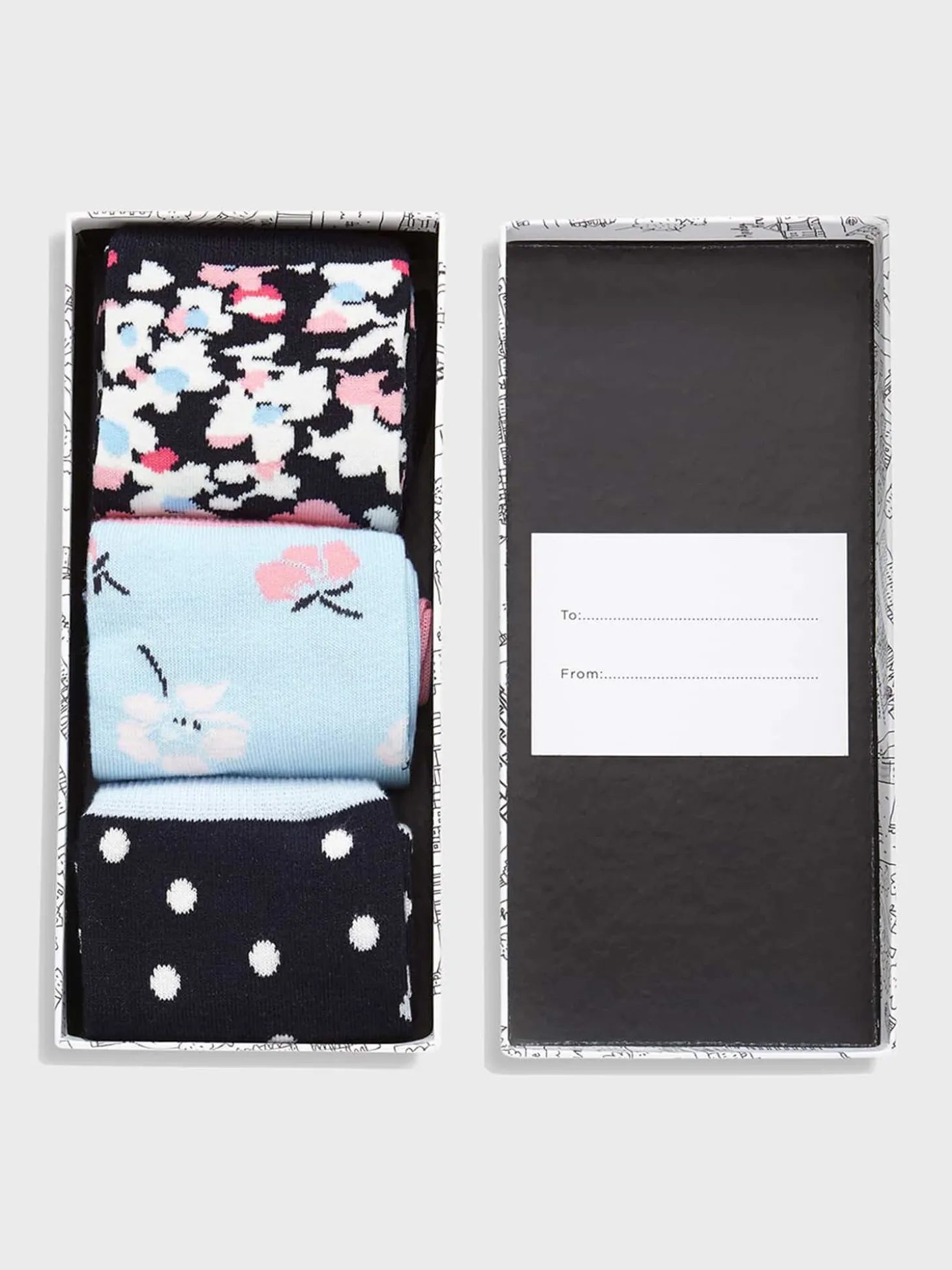 Womem Hobbs Socks & Tights|Floral Sock Set