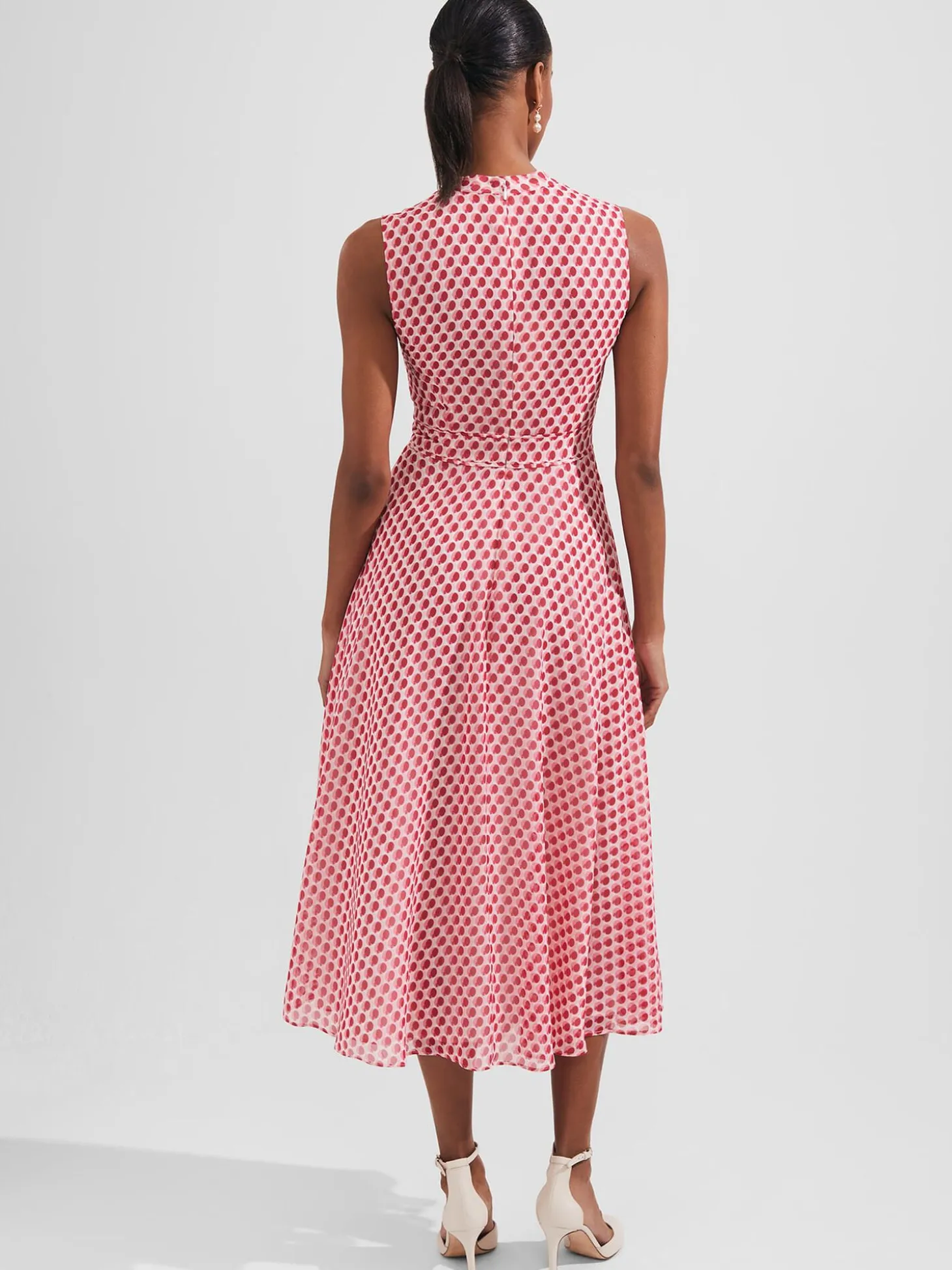 Womem Hobbs Dresses|Lucy Printed Fit And Flare Dress