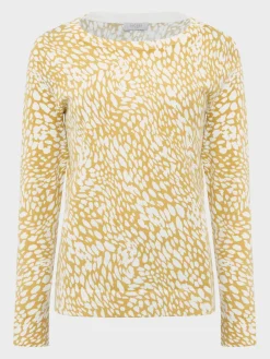 Womem Hobbs Jumpers & Cardigans|Pamela Cotton Printed Jumper
