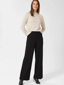 Womem Hobbs Trousers|Pippa Jersey Wide Leg Trousers