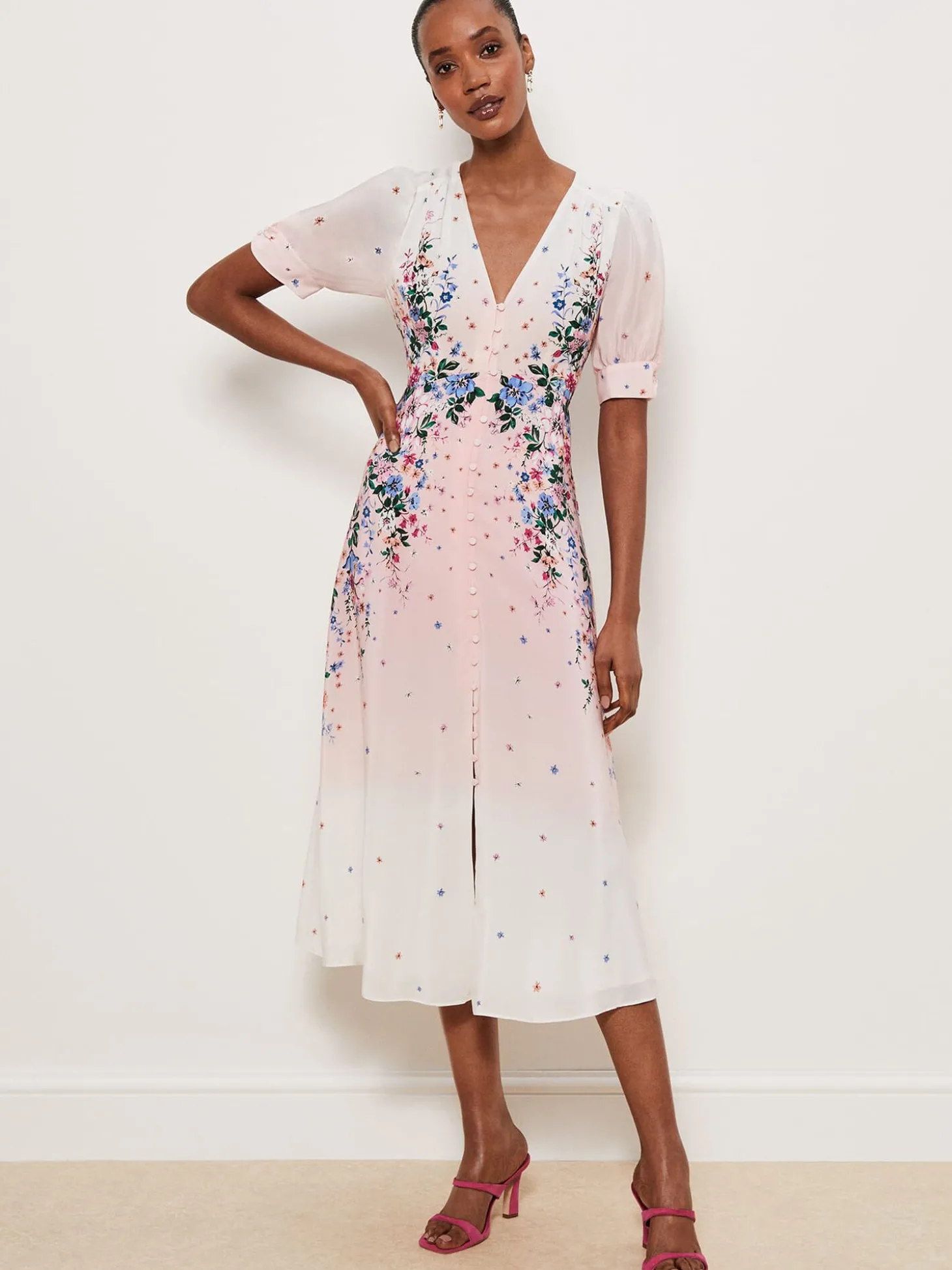 Womem Hobbs Dresses|Ridley Silk Dress