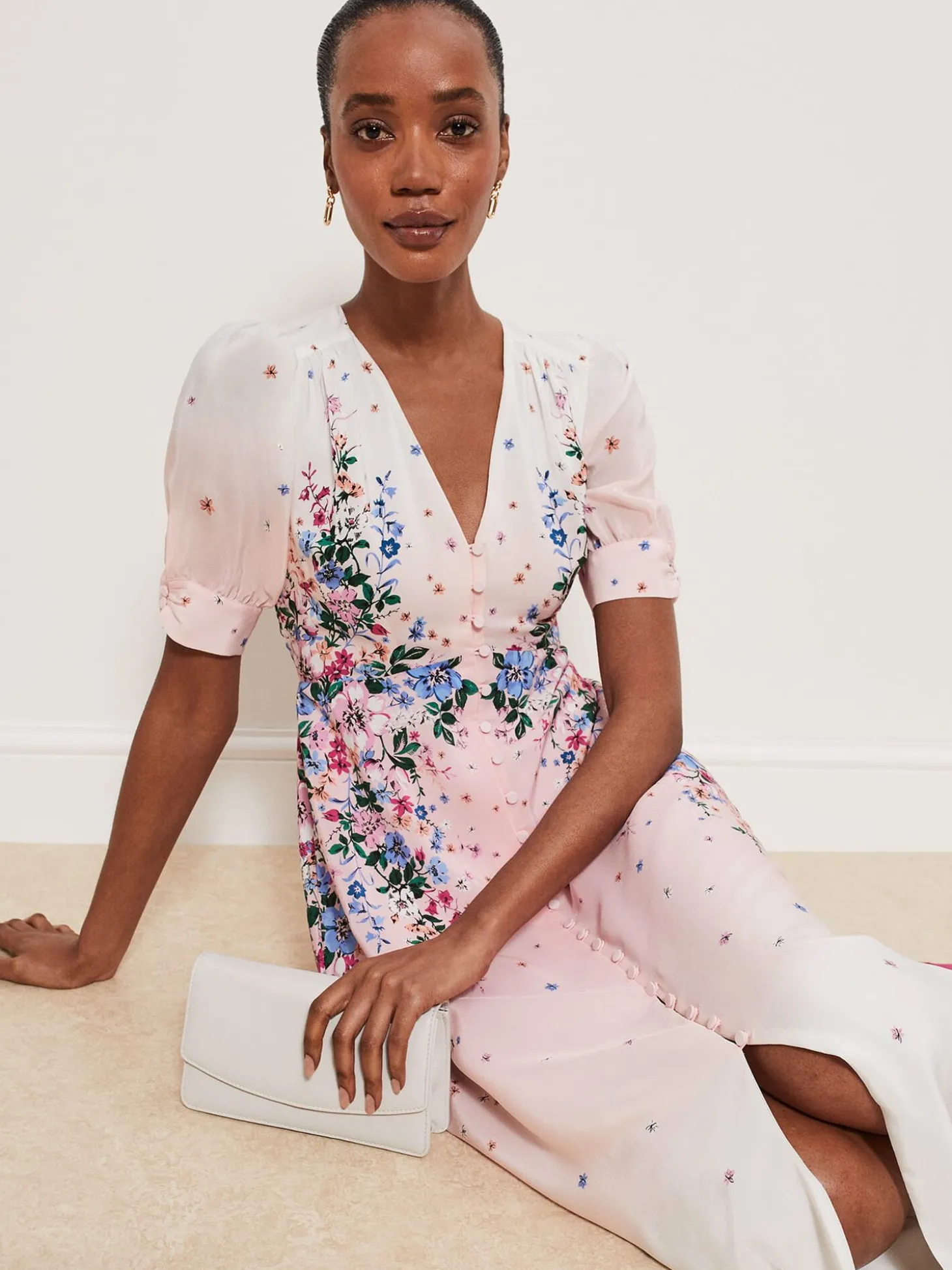 Womem Hobbs Dresses|Ridley Silk Dress