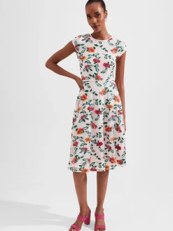 Womem Hobbs Dresses|Tia Embroidered Dress