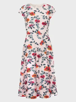 Womem Hobbs Dresses|Tia Embroidered Dress