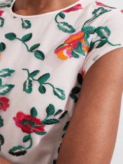 Womem Hobbs Dresses|Tia Embroidered Dress