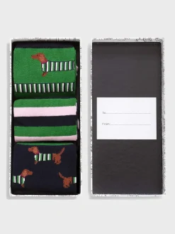 Womem Hobbs Socks & Tights|Wrap Around Dog Set