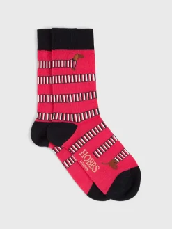 Womem Hobbs Socks & Tights|Wrap Around Dog Sock